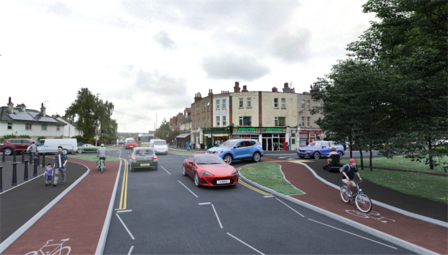 Wimborne Road CGI image